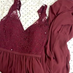 Beautiful wine dress